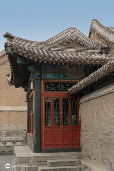 Close Up of Architecture at the Summer Palace in Beijing China